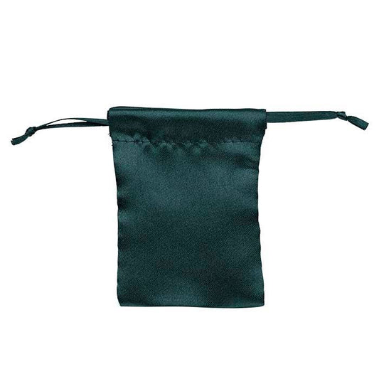 Emerald Satin-Weave Nylon 2-1/ W x 3-1/ H Pouch