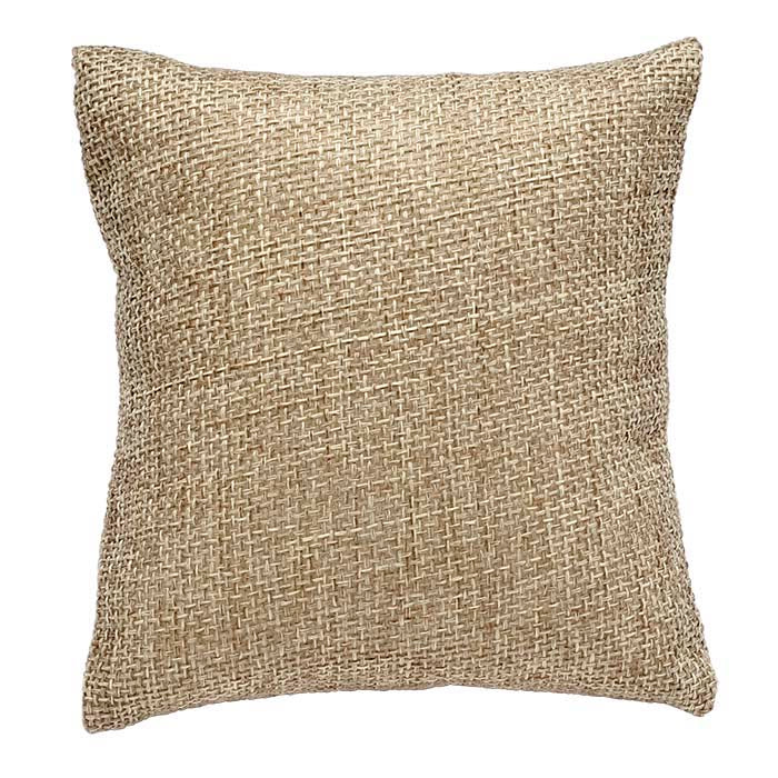Burlap Pillow Display