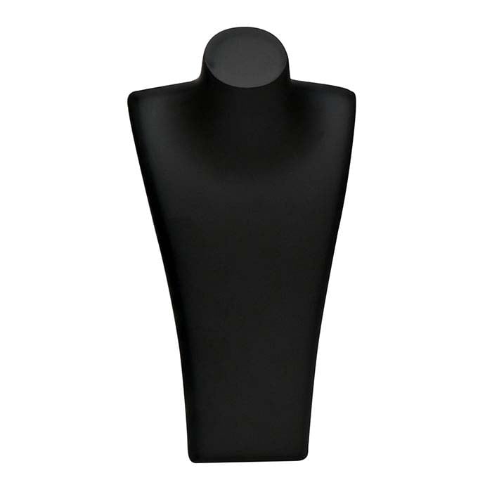 Halsbandsställ i matt svart plast