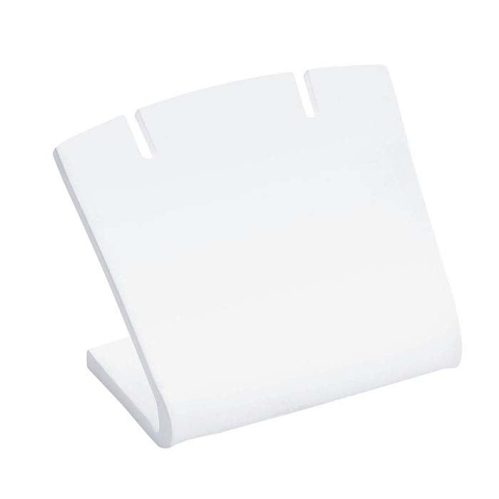 Ματ Λευκή Ακρυλική Βάση για Κρεμαστό ή Σκουλαρίκι