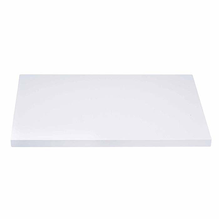 Glossy White Rectangle Riser Display