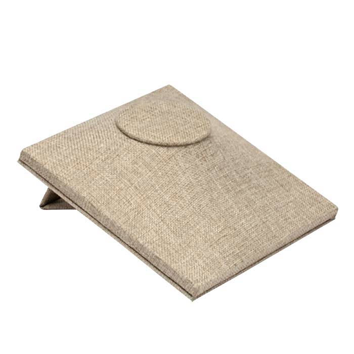 Espositore per Collana a Cavalletto a Doppia Posizione in Juta, 165,1 mm