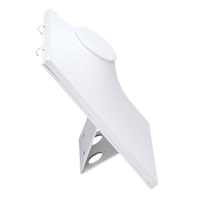 白色仿皮双位置画架项链模特展示架，215.9 mm