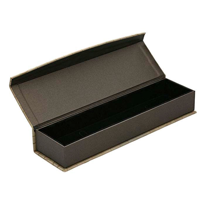 "Mock Croc" Textured Faux Leather Bracelet Gift Box