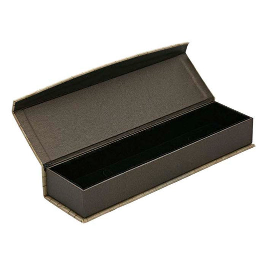 "Mock Croc" Textured Faux Leather Bracelet Gift Box