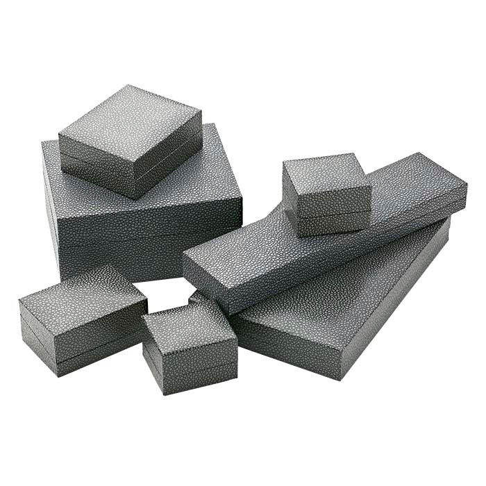 Stringray gestructureerde ring geschenkdoos