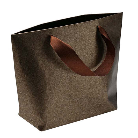 Sac en papier couleur bronze