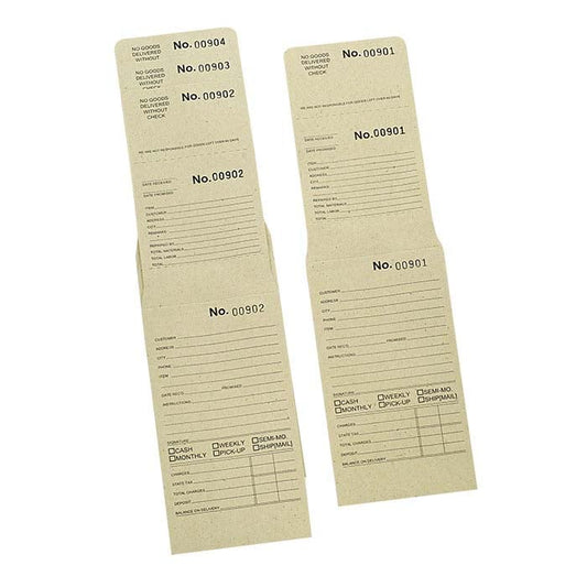 Buff Printed and Numbered Repair Envelopes, 1000 Quantity