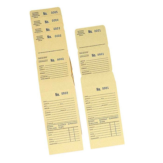 Buff Printed and Numbered Repair Envelopes, #1001-#2000