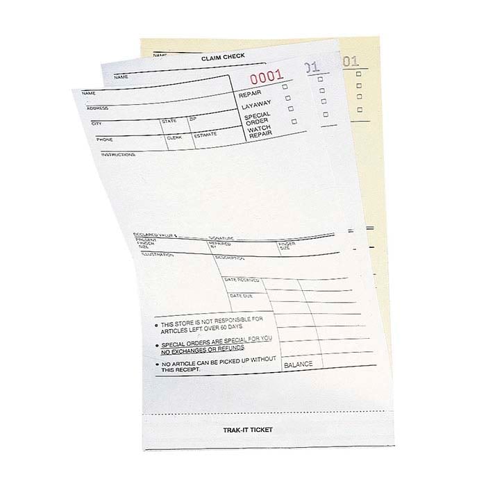 Trak-It Ticket®, 500 Quantity