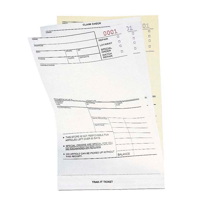 Trak-It Ticket®, 500 Quantity