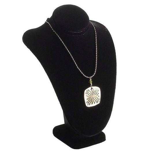 Deluxe Black Velvet Necklace Bust Display