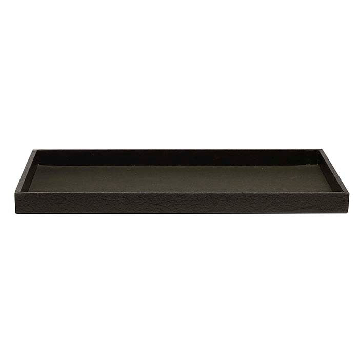 Black Textured-Paper Full-Size Tray
