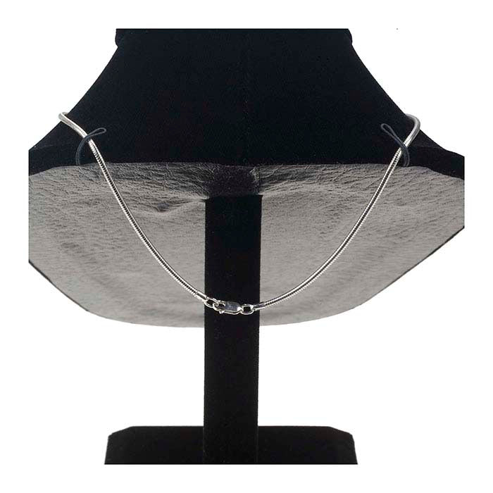 Sort Fløjl Halskæde Buste Display
