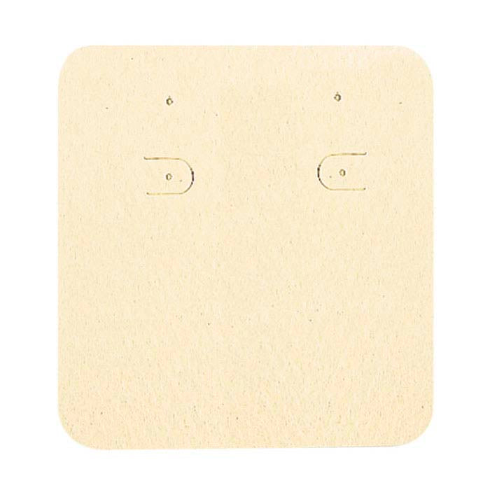 Ivory Pierced or Clip Earring Card