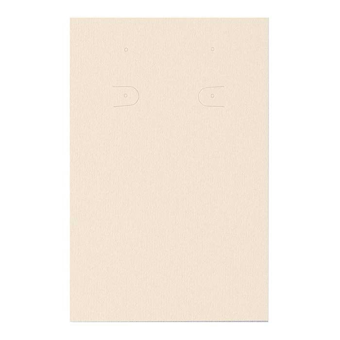 Ivory Vertical Pierced or Clip Earring Card