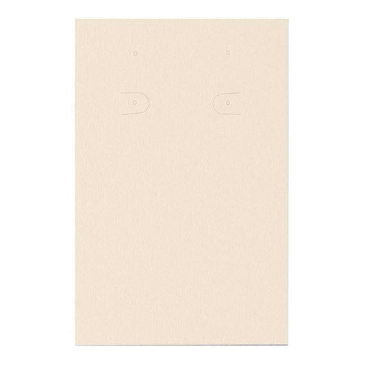 Ivory Vertical Pierced or Clip Earring Card