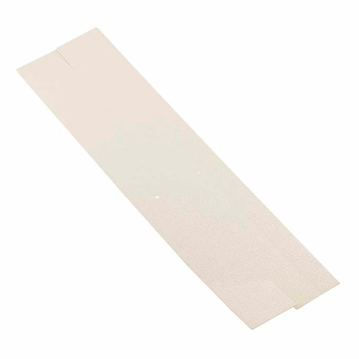 Ivory Textured Paper Earring Tent Card