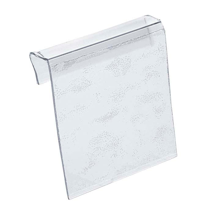 Adattatore per scheda gioielli adesiva in plastica trasparente 25,4mm x 25,4mm