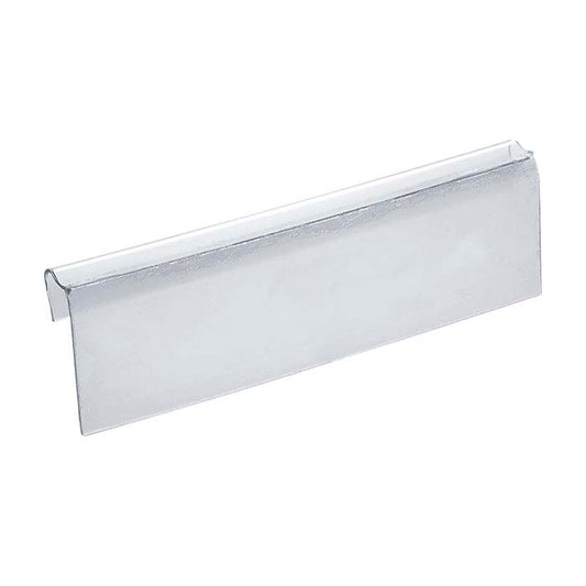 Klar plast 50,8 mm x 12,7 mm klæbende smykkekortadapter