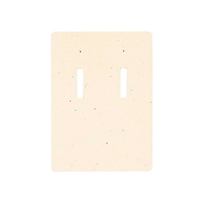 بطاقة قرط بمشبك خلفي من الشوفان