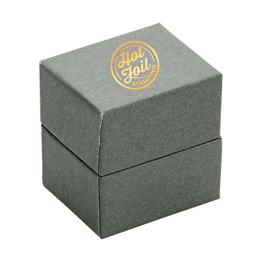 Slate Gray Paper-Covered Gift Box
