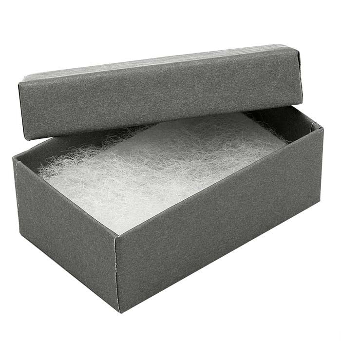 Slate Gray Paper-Covered Gift Box