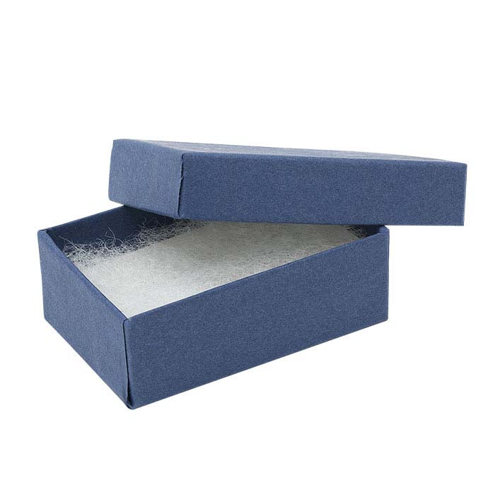 Navy Blue Recycled-Paper Gift Box