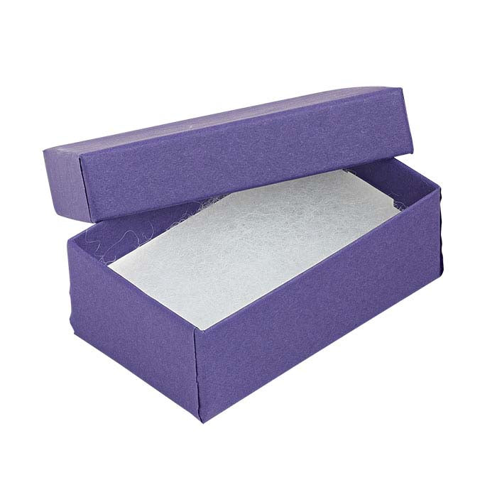 Purple Recycled-Paper Gift Box