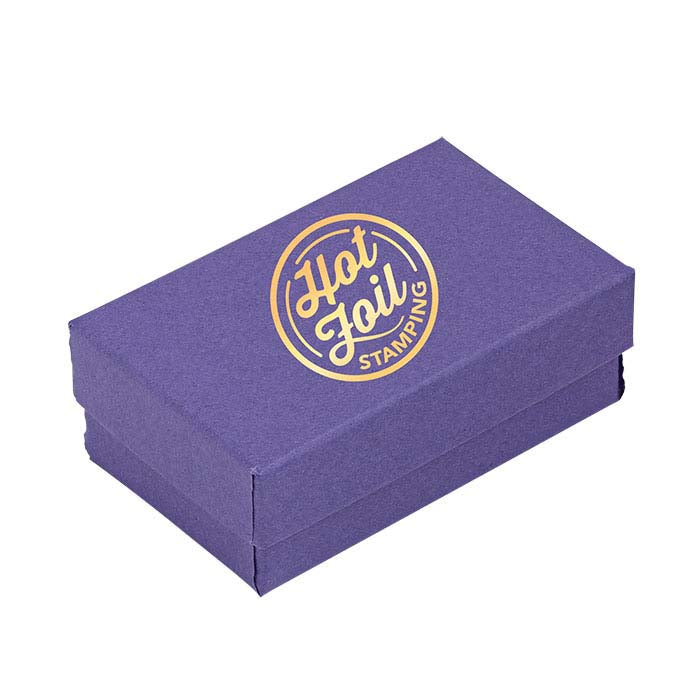Purple Recycled-Paper Gift Box