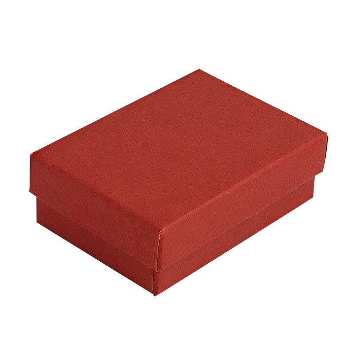 Brick Red Recycled-Paper Gift Box