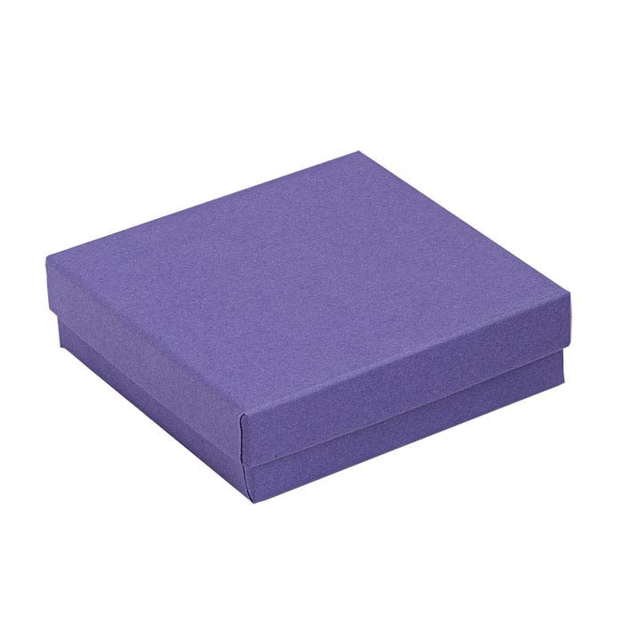 Purple Recycled-Paper Gift Box