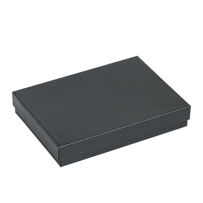 Black Pintripe Recycled-Paper Gift Box