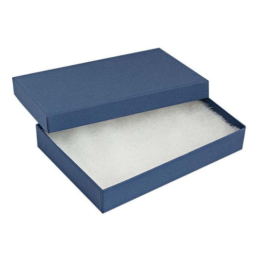 Navy Blue Recycled-Paper Gift Box