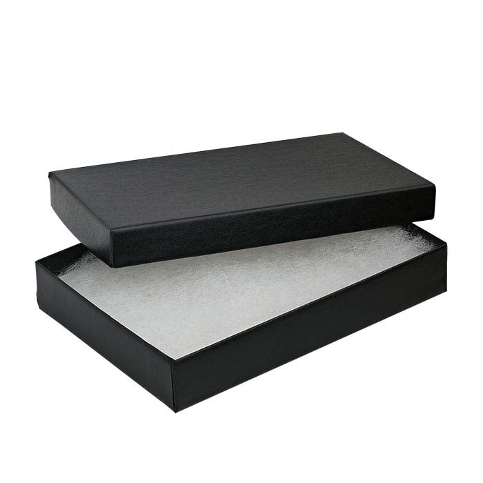 Black Satin Recycled Paper Gift Box