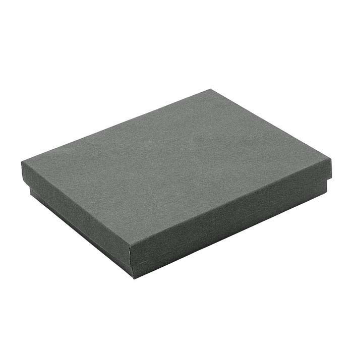 Slate Gray Paper-Covered Gift Box