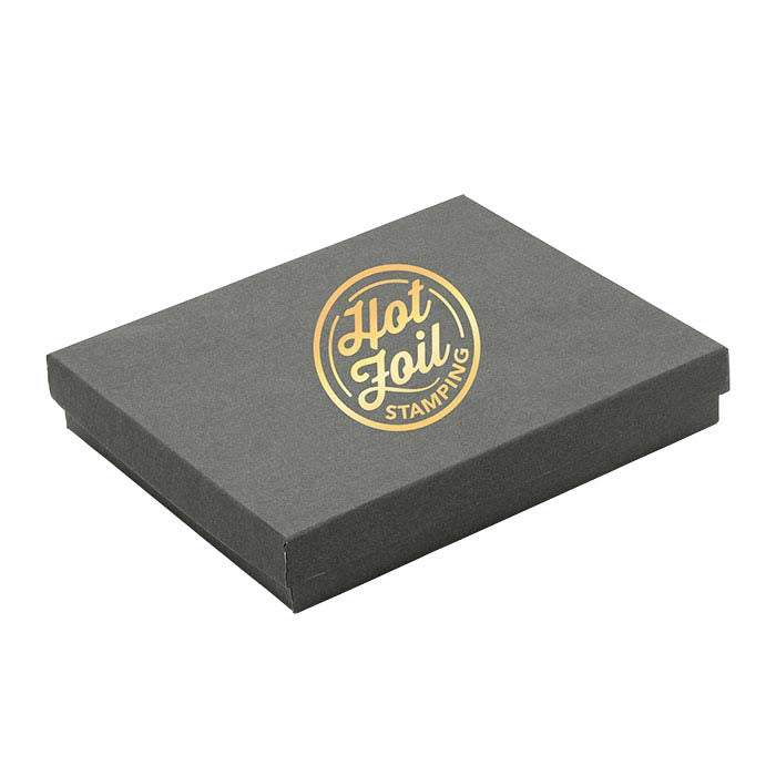 Slate Gray Paper-Covered Gift Box