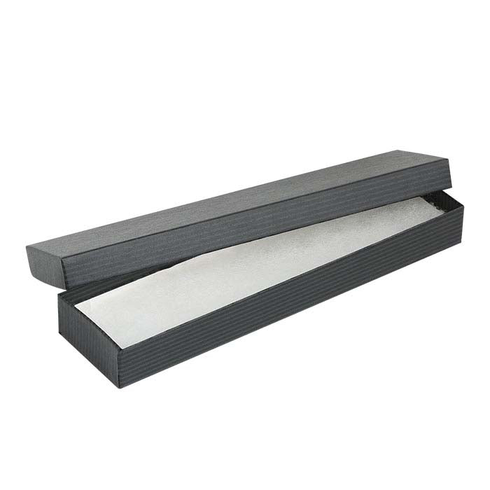 Black Pintripe Recycled-Paper Gift Box