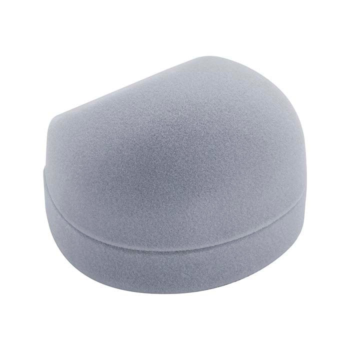 Flocked Velour Round Ring Gift Box