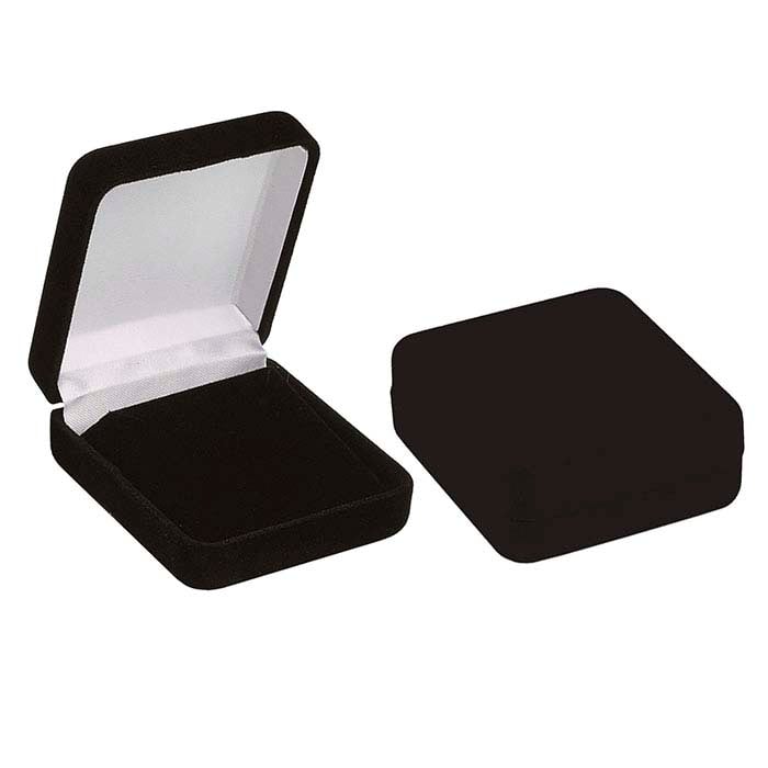 Flocked Velour Pendant Gift Box