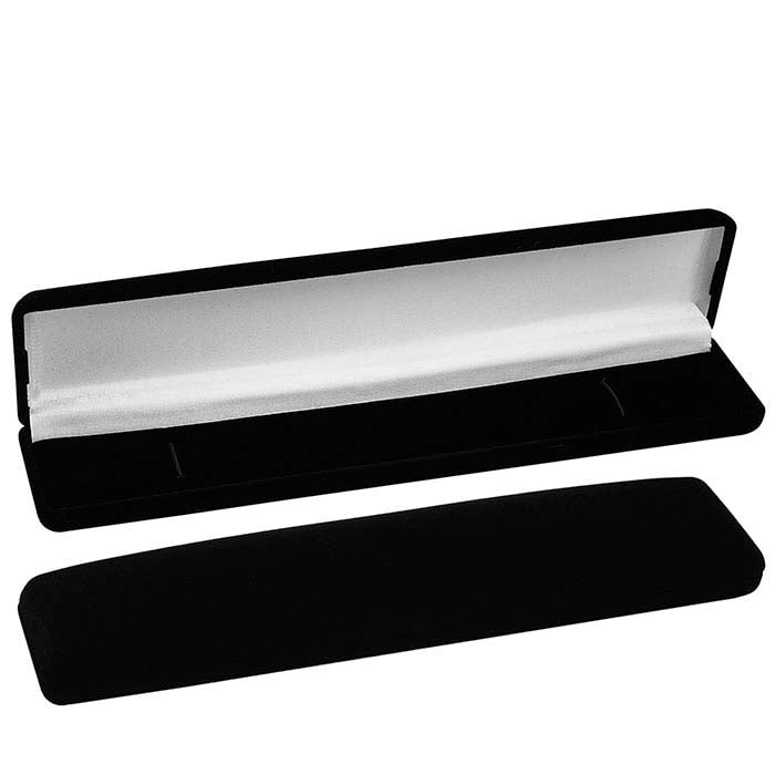 Black Flocked Velour Bracelet Gift Box