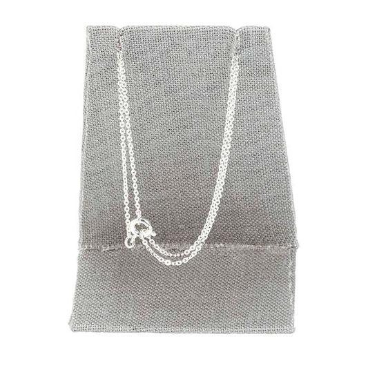 Espositore Affusolato in Lino Argento per Pendenti o Orecchini