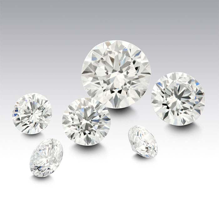 Im Labor gezüchteter Diamant, rund, 1,24 Karat, I, VS2