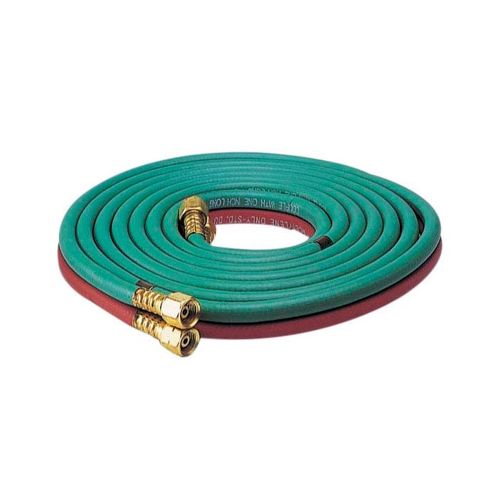 Dual Long-Life Grade R Fuel Torch Hose, 'B' Fittings