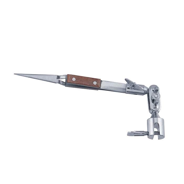 Cross-Lock-Pinzette mit Fiber-Grip-Griffen und Dritthandklemme