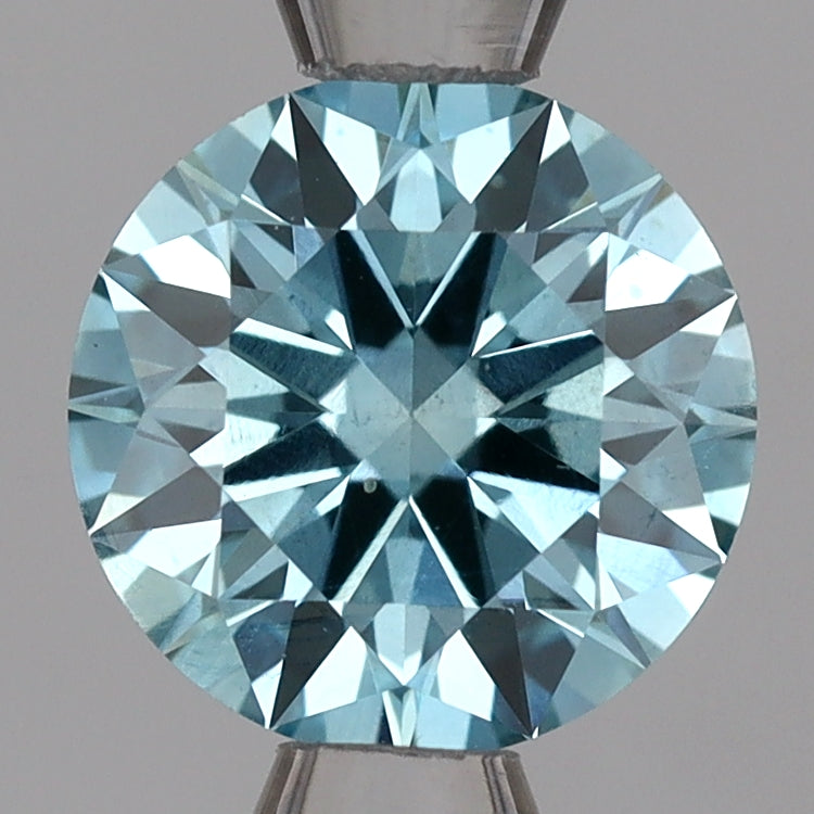 Lab-Grown Green Diamond 1-ct Round, VS2