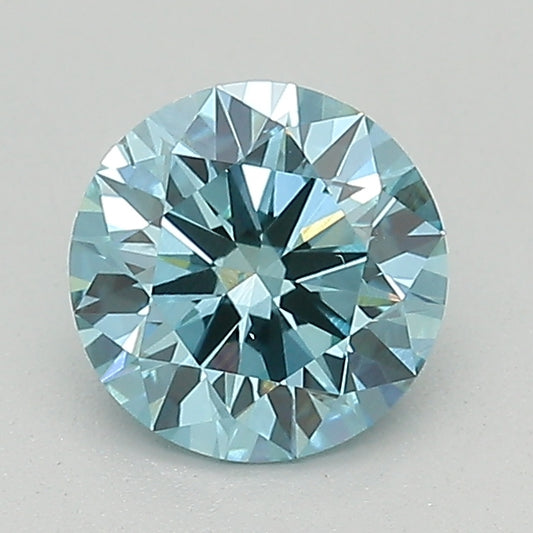 Diamante Cultivado em Laboratório 1ct, Redondo, Verde, SI1