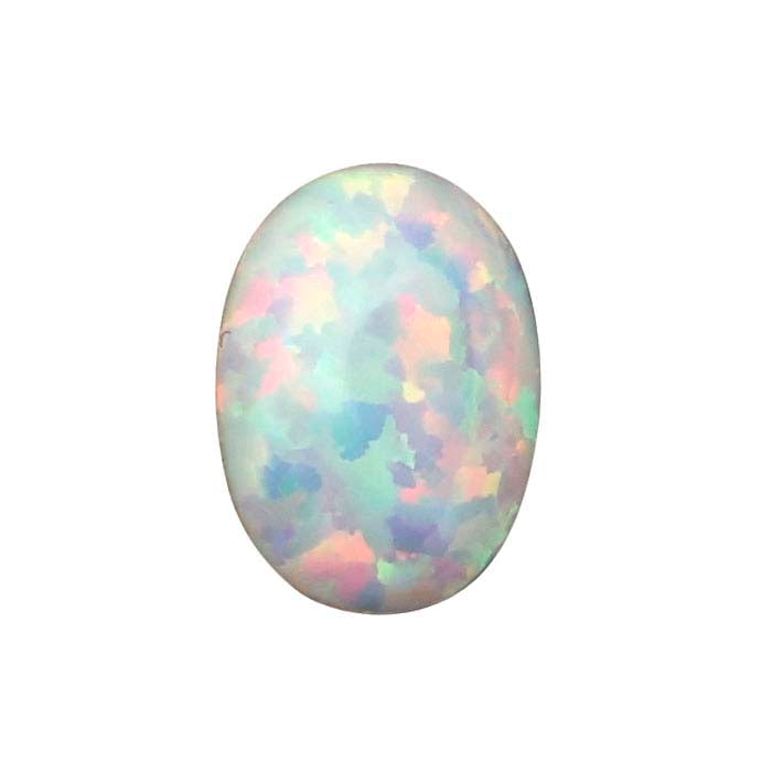 Kyocera White Opal Oval Cabochon