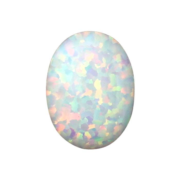 Kyocera White Opal Oval Cabochon