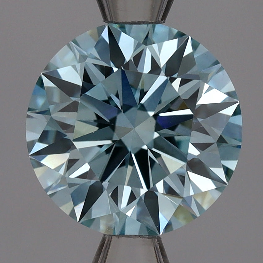 Lab-Grown Diamond 2.09ct, Round, Blue, VVS2